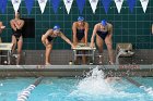 Swimming vs Bentley  Wheaton College Swimming & Diving vs Bentley College. - Photo by Keith Nordstrom : Wheaton, Swimming & Diving